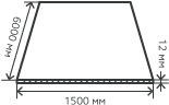 Лист нерж. г/к 12х1500х6000, 08Х18Н10Т